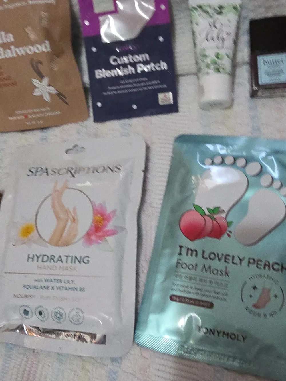Beauty Spa Day Package! Hand, Foot, Eye Masks, Hair, Soap, Face, Nail, Wax Melts